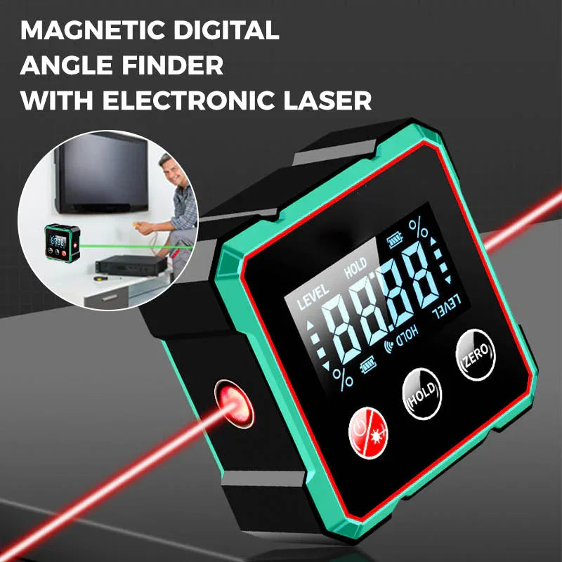 Woodworking Tools  360° LCD Electronic Protractor Inclinometer Measuring Tool Magnetic Digital Angle Finder with Electronic