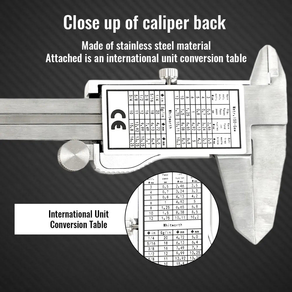 All-metal And stainless steel micrometers measuring tools  stainless steel electronic digital calipers, digital vernier calipers