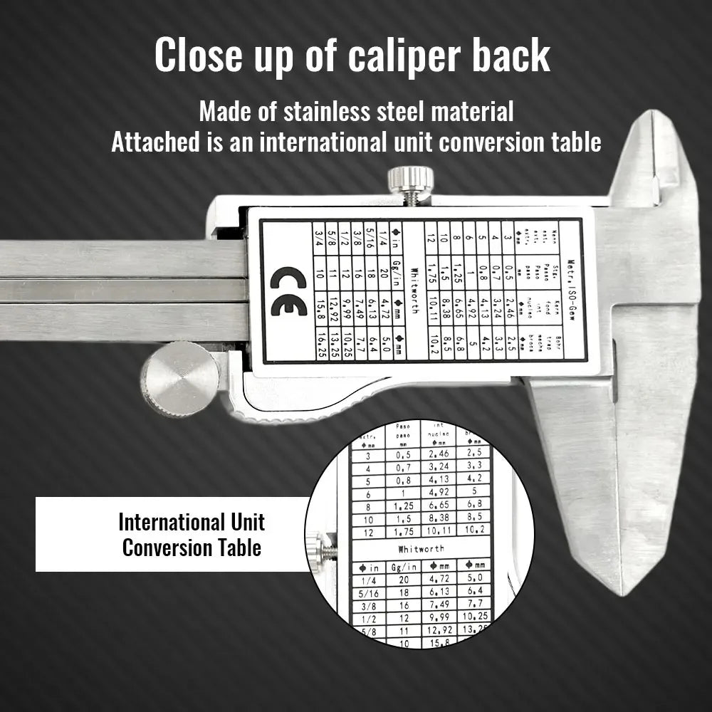 All-metal And stainless steel micrometers measuring tools  stainless steel electronic digital calipers, digital vernier calipers
