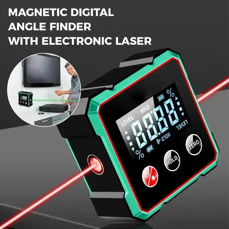 Woodworking Tools  360° LCD Electronic Protractor Inclinometer Measuring Tool Magnetic Digital Angle Finder with Electronic