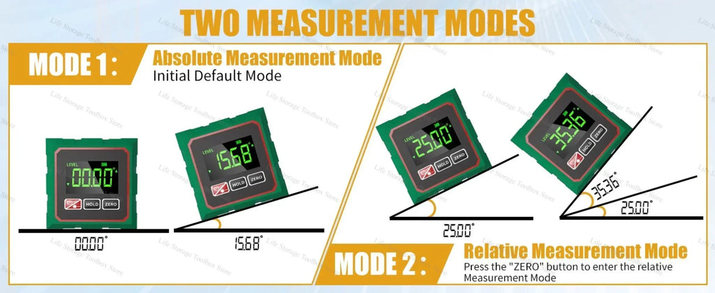 Woodworking Tools  360° LCD Electronic Protractor Inclinometer Measuring Tool Magnetic Digital Angle Finder with Electronic